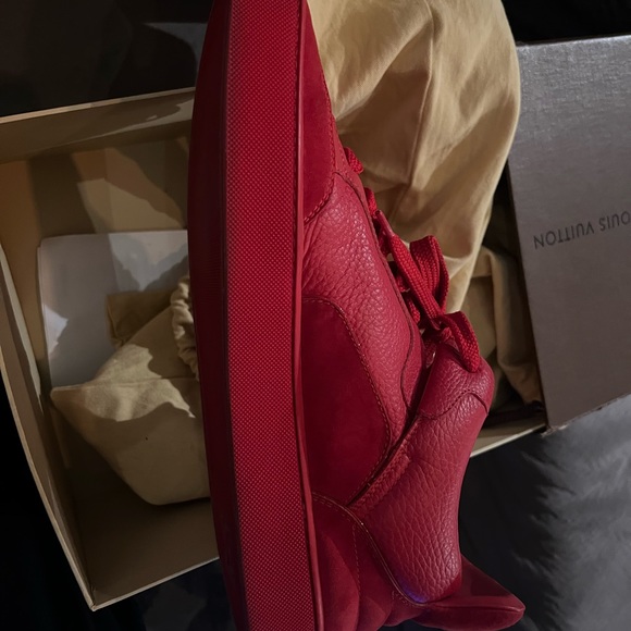 Louis Vuitton x Kanye West Dons Red LV 7 1/2 - Picture 3 of 11